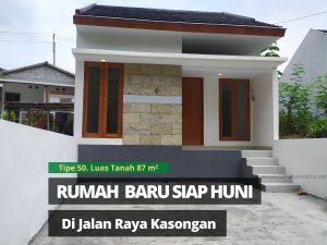 Rumah Baru Siap Huni Di Jalan Raya Kasongan