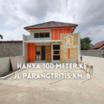 RUMAH BARU HANYA 100 METER KE JALAN PARANGTRITIS KM 8